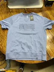 Under Armour Shirt Mens Large Project Rock Terry Gym Top Lightweight 1380177-480