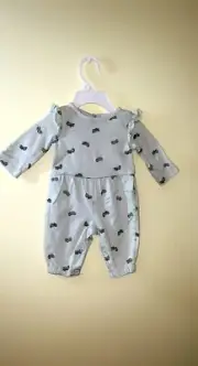 just one you carters Baby Girl's Bows Onepiece Green Newborn
