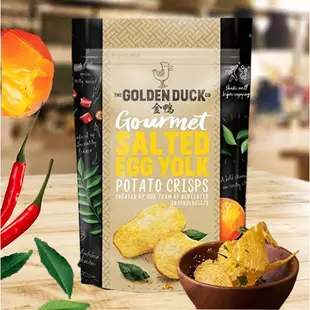 【金鴨】golden duck新加坡 鹹蛋魚皮/鹹蛋黃蟹/辣椒蟹/四川麻辣什錦/鹹蛋黃波浪薯片/泰式酸辣 零食 餅乾