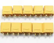 20 Pcs XT90 Male Female Bullet Connector Plug For Lipo Battery