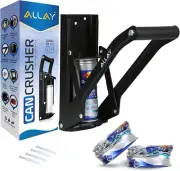 Can Crusher Wall Mounted Heavy Duty with Built-In Bottle Opener – Aluminum Can C