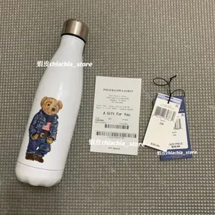 現貨💯正品保證💯Polo Ralph Lauren Polo bear 熊 保溫瓶 水壺 水瓶  RL 馬克杯 不銹鋼