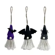 Set of 3pc Halloween Dwarf Dolls Hanging Decorations Unique and Lovely Figures