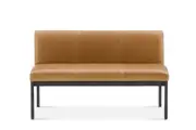 Elliot Leather Banquette Bench
