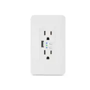 Wifi Smart Wall Socket 16A Ac Outlet 5V/2A Usb Output Wireless App Control Socket