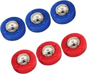 HAWILLOSCH Enhanced Shuffleboard Game 6pcs Tabletop Curling Set Indoor Family Party Toy