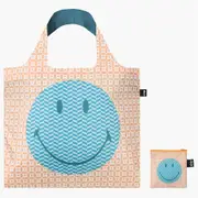 LOQI Smiley Geometric Recycled Shopper Bag
