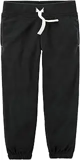 [Carter's] Little Girls' Fleece Active Pants (7 Black)