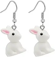 [RTY] Summer Beach Earrings Cute Fish Crab Starfish White Goose Rabbit Slippers Drop Dangle Earrings for Women Girls