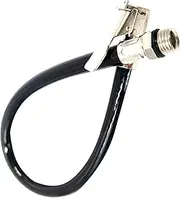 37cm/14.5 in Tire Inflator Extension Tube, Portable Tire Valve Extension Tube Inflator Compressors Extension Hose Adapter for Car Tyre Inflator Hose Tires, Bicycle Tires, Air Compressors, Air Pumps