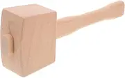 DOITOOL Small Wooden Hammer Multi Purpose Woodworking Tool Durable Wood Mallet for and Carpentry Comfortable Grip Sturdy Construction Use