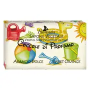 Florinda Baby Coccole di Profumo (Scented Cuddles) Sweet Orange Vegetale Soap Bar 100g