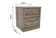 ALYO 2 Drawer Bedside
