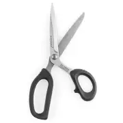 Stainless Steel Sewing Scissors 10 inch Craft Fabric Cutting L-Shaped Scissor...