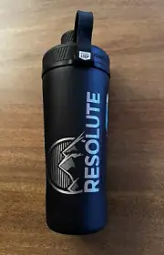 Resolute Insulated Blender Bottle Shaker Stainless Steel 26oz New