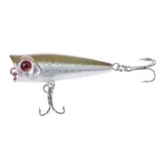 1PC Popper 50mm 4.5g Fishing Lures Crankbait Crank Lure Bait Tackle Treble Hooks