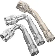 Valve Nozzle Extenders 3pcs Tire Valve Extension Rods for Bicycles Motorcycles Rvs Strong Easy Installati