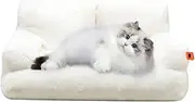 Cat Couch Bed, Washable Pet Sofa, Plush Puppy Bed Small Dog Sofa with Anti-Slip Bottom Pet Bed for Small Medium Dogs Cats