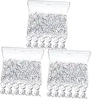 KALLORY 3sets Transparent Heart Pushpin Pushpins Small Thumbtacks Small Thumb Tacks Delicate Thumb Tacks Multi-Function Push Pin Map Thumb Tacks Thumbtacks Thumb Pin Map Push 100pcs*3