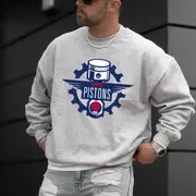 Detroit Pistons Men's Pullover Sweatshirt