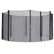 12FT Replacement Safety Net Enclosure Round Trampoline Compatible with 8 Poles