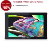 FEELWORLD F7 PLUS 7-in DSLR Camera Field Monitor 4K 1200nit Camera Monitor HDMI