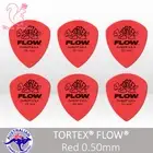 6x Genuine Jim Dunlop TORTEX FLOW Red 0.50mm Guitar Picks Plectrum Pick