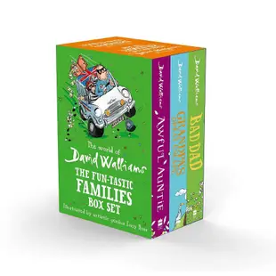 The World of David Walliams: Fun-Tastic Families Box Set (3冊合售)/大衛．威廉幽默成長小說 eslite誠品