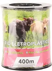 Topyond Stainless Steel Electric Farm Rope,Provides Strong Electrical Safe Fencing,Convenient Installation,Repair, Splicing, and Rewinding,Temporary Fencing,Electric Fencing