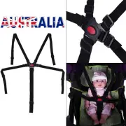 5 Point Harness Stroller High Chair Pram Buggy Safe Belt Strap Baby Children AU