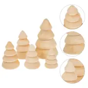 5 Pcs Creative Xmas Tree Adornment Christmas Ornaments Decoration Table Top