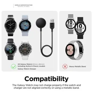 適用三星Galaxy watch43硅膠充電支架5代classic通用桌面底座收納