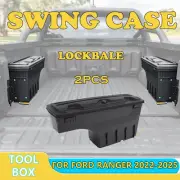 Side Tub Storage Box Locker Secure Swing Lift Out Case for RA Ford Ranger 2022+