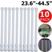 lot Heavy-Duty Steel Tension Curtain Rod Spring Load Adjustable Curtain Pole