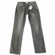 FRAME Denim L'Homme Straight leg distressed denim jeans commodore gray Sz 30 NEW