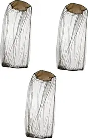 Kisangel Sets Mosquito Net Face Mesh Sunshade Cover for Outdoor Fishing Hiking Camping Breathable Unisex Cap Army