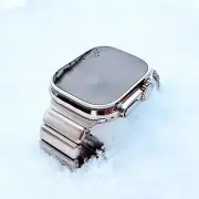 Apple Watch ULTRA 2 49mm Diamond Polished Thick Link Band And Alpine Loop CUSTOM