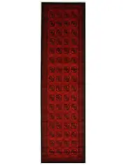 Rug Culture Red Bokhara Runner Rug