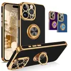 For iPhone 15 Pro Max Heavy Duty Phone Case Hybrid Rugged Shockproof Cover+Ring