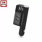 2 in 1 Car Dual USB Fresh Air Ionic Purifier Oxygen Bar Ozone Ionizer Cleaner AU