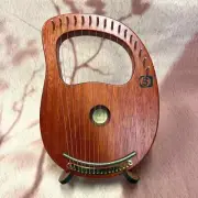 New Style 16 Strings King David Lyre Harp Natural Rosewood Musical Kinnor Harp
