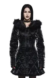 [Widow] Cloaked In Darkness Corseted Puffer Jacket