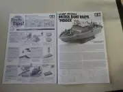 Tamiya Patrol Boat River PIBBER PBR31 1/35 SCALE INSTRUCTIONS SHEET