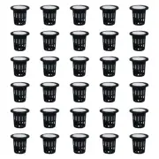 30 Pieces Nursery Pots Reusable Garden Slotted Mesh Net Cups for Cultivation