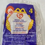 New McDonald's Happy Meal Ty Teenie Beanie Spunky the Cocker Spaniel 4