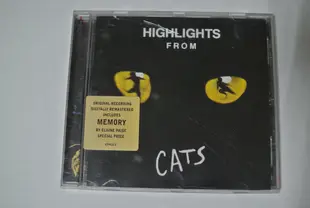 CD ~ HIGHLIGHTS FROM CATS ~ 1998 POLYDOR