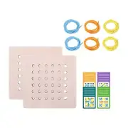 Threading Toys Learning for Kids Montessori Activity for Kids Lacing Shapes