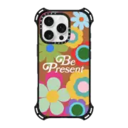 iPhone 16 Pro Bounce Case MagSafe Compatible Be Present by Quotes by Christie
