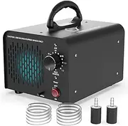 Ozone Generator 58000 mg/h Ozone Device with 2 Modes, Ozone Generator Deodoriser with Timer for Smoke, Pet Odours, Kitchen Odours, Cleaning Fruit Vegetables