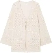 [SPRINGFIELD] Ladies Polo Sweater, White_Print